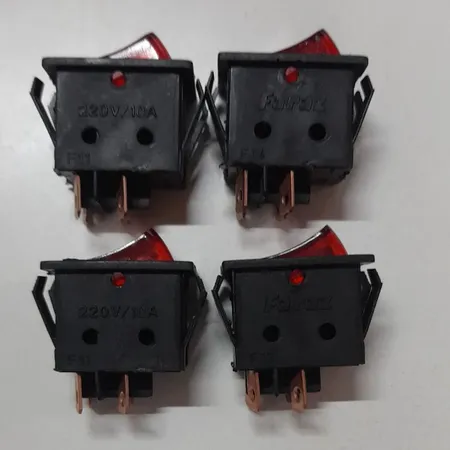 کلید صفر ویک هانی لایت بسته 4 عددی