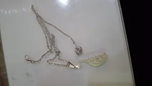 تجریه خرید گردنبند نقره ترمه مدل اسم مژده RT4