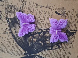 تجریه خرید قالب شمع کوشا مدل پروانه 2 تایی کد 01