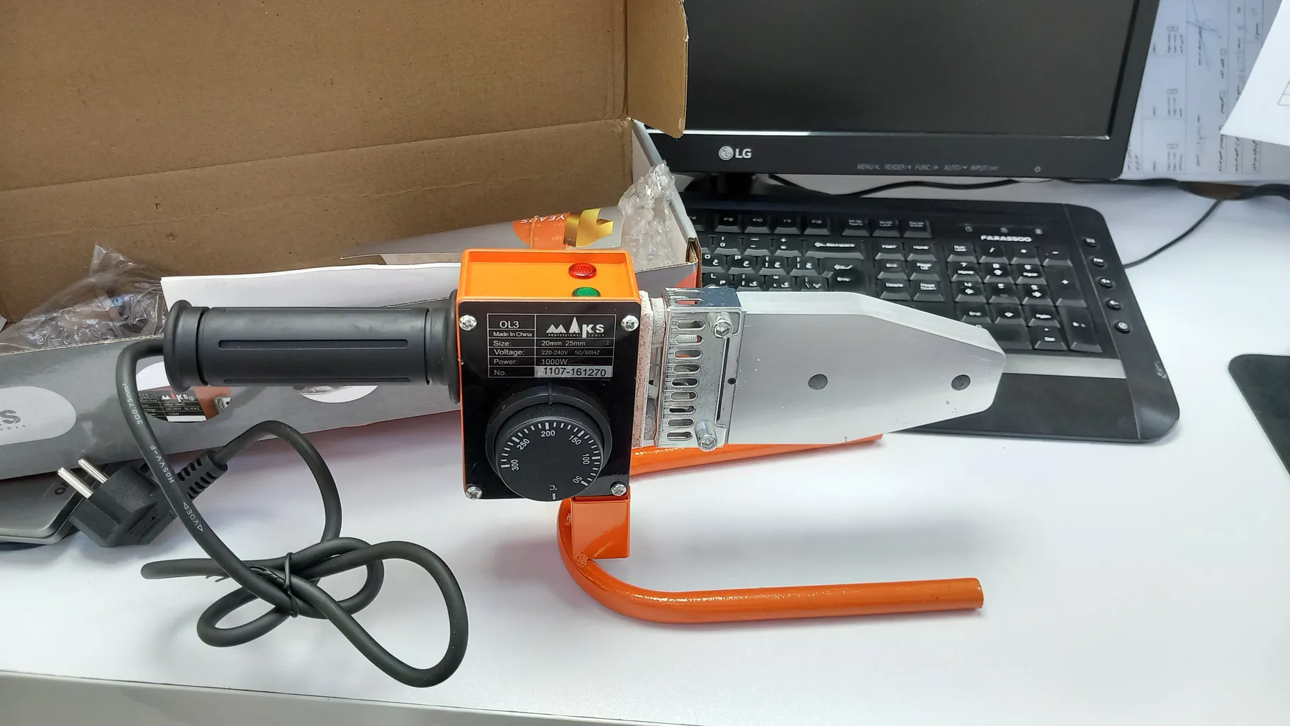 دستگاه اتو لوله سبز مکس مدل OL3