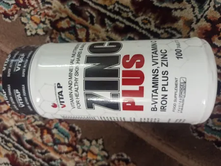 قرص زینک پلاس ویتاپی بسته 100 عددی