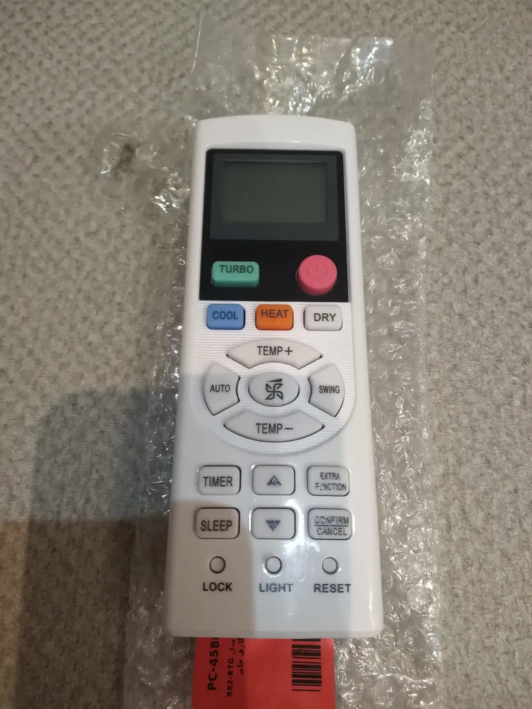 ریموت کنترل هایر مدل RTG-562 مناسب برای کولر گازی حایر Haire