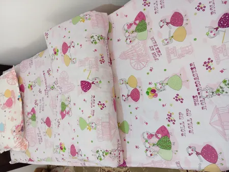 ملحفه  تشک مهمان آدنو مدل Girls کد IR37 یک نفره سایز 90x190 سانتی متر