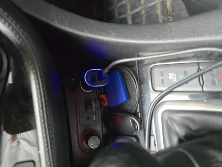 شارژر فندکی سامسونگ مدل EP-l5300 به همراه کابل USB-C