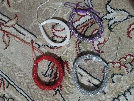 دستبند دخترانه مدل 001 مجموعه 4 عددی