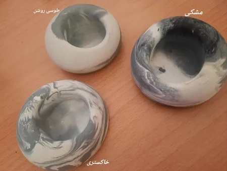 جاشمعی مدل بتنی طرح سنگ