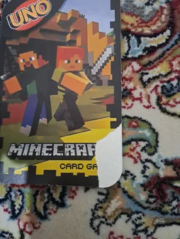 بازی فکری مدل اونو ماینکرفت uno mincraft