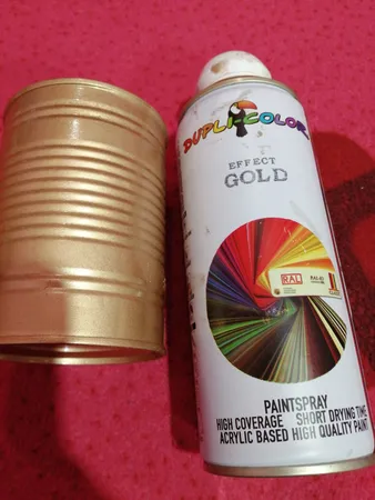 اسپری رنگ طلایی دوپلی کالر حجم 400 میلی لیتر