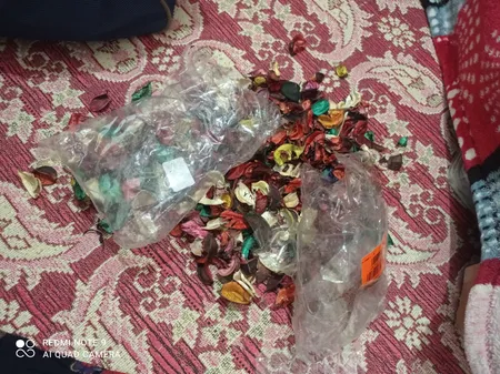 گل خشک بسته بندی مدل رنگارنگ