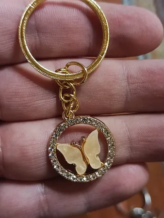 جاکلیدی دخترانه مدل پروانه نگینی