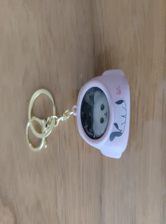 جاکلیدی طرح کیف پت چراغ دار و گربه