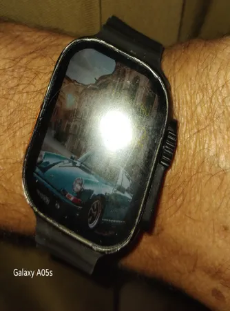 ساعت هوشمند 49 میلی متری کیکویر مدل kw23 ultra3 با بند سیلیکونی