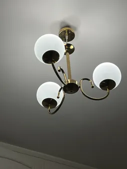 لوستر آویز سه شعله چشمه نور کد A1219/3WT