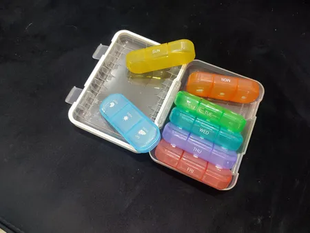 جعبه نگهدارنده قرص مدل مموریا