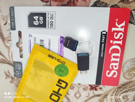 فلش مموری  سن دیسک مدل ULTRA FIT USB 3.1 CZ430 ظرفیت 64 گیگابایت