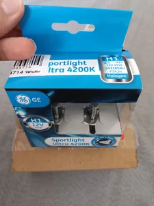 تجریه خرید لامپ خودرو جنرال الکتریک مدل Sportlight Ultra 4200K کد H1 بسته 2 عددی