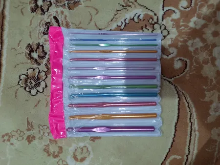 قلاب بافتنی مدل Fe112 مجموعه 12 عددی