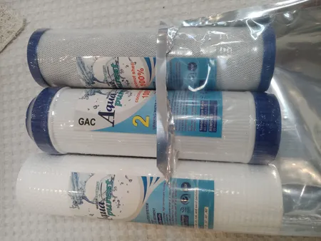 فیلتر دستگاه تصفیه کننده آب آکوا پیورست مدل RO-TBF NEW03 مجموعه 3 عددی