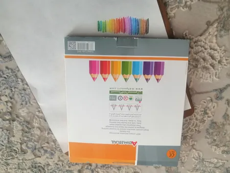 مداد رنگی 24 رنگ آدمیرال کد 761C طرح Astronaut