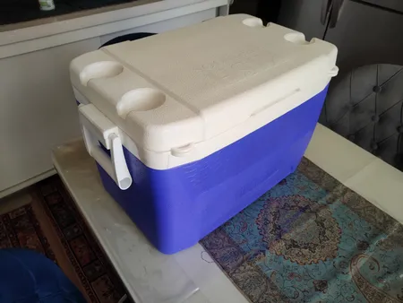 یخدان سفری کیش ترموس مدل شیردار گنجایش 38 لیتر