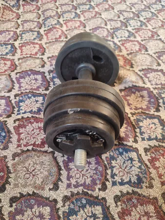 دمبل رکورد مدل 001 وزن 10 کیلوگرم