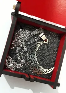 تجریه خرید گردنبند نقره ایران شاپ مدل ماه Termeh