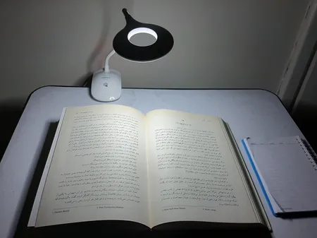چراغ مطالعه لمسی گیره ای قابل شارژ ویداسی مدل WD-6038