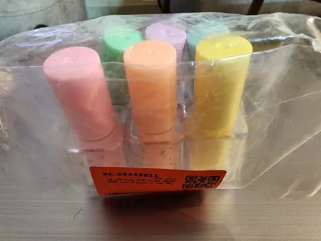 ماژیک علامت گذار طرح لاک کد kmt بسته 6 عددی