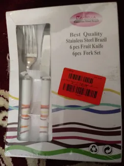 ست کارد میوه خوری 12 پارچه ماربلا مدل hm373