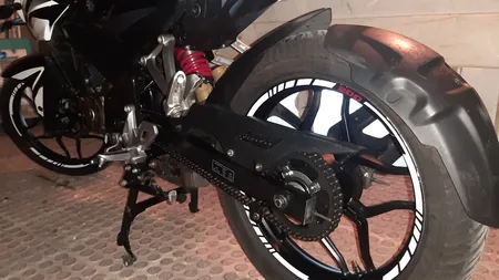 نوار دور طوقه موتور سیکلت مدل NS بسته 12عددی مناسب برای پالس