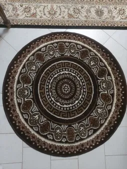 فرش ماشینی سهند کد SL26.XI زمینه قهوه ای