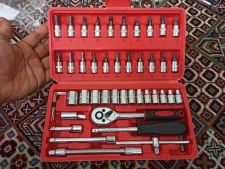 آچار بکس مدل z34 مجموعه 46 عددی