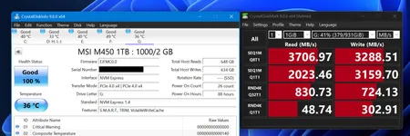 اس اس دی اینترنال ام اس آی مدل SPATIUM M450 ظرفیت یک ترابایت