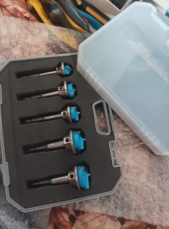 مته گازور مدل لبه دار متحرک کد YP-moteharek-05 مجموعه 5 عددی