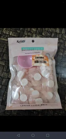 قرص ماسک ورقه ای صورت کلی مدل k50 بسته 50 عددی