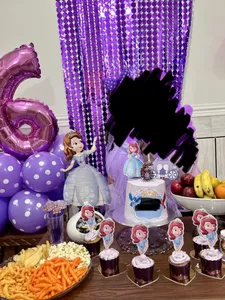 تجریه خرید مجموعه 30 عددی تم تولد مسترتم طرح سوفیا کد 6