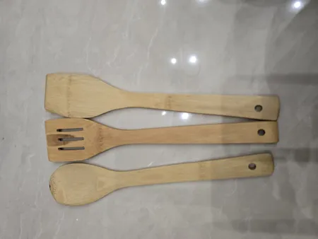 کفگیر چوبی کد AR92 مجموعه 3 عددی