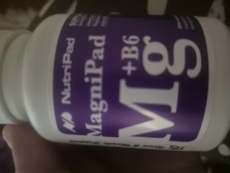 قرص منیزیم سیترات و ویتامین ب6 نوتری پاد بسته 60 عددی