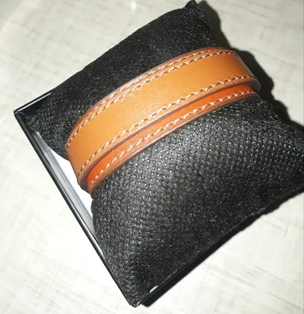 دستبند چرم وارک مدل رهام کد rb176