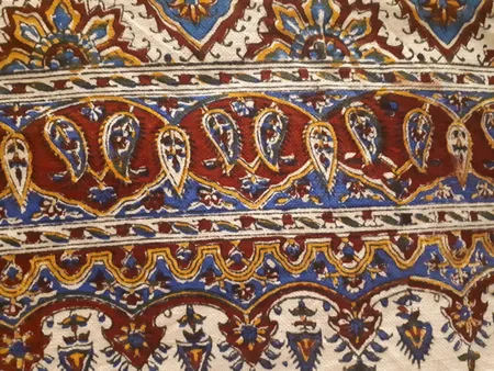 روتختي قلمكار عطريان طرح خشتي مدل G273