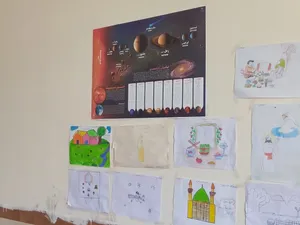 تجریه خرید پوستر آموزشی اندیشه کهن طرح منظومه شمسی کد 505