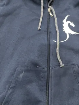 سویشرت مردانه طرح اژدها کد F111 رنگ سرمه ای