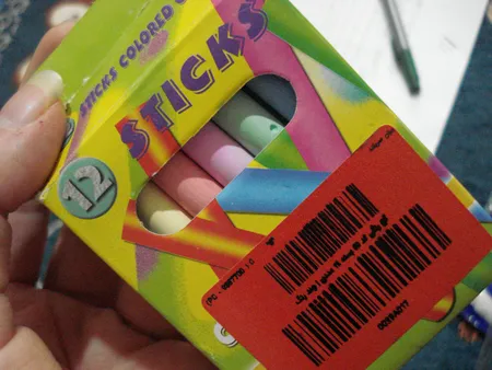 گچ رنگی کد 60 بسته 12 عددی