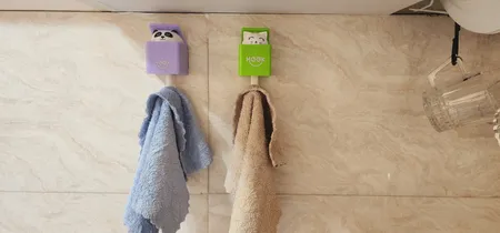 آویز  حوله و هوک مدل گربه باهوش کد 001