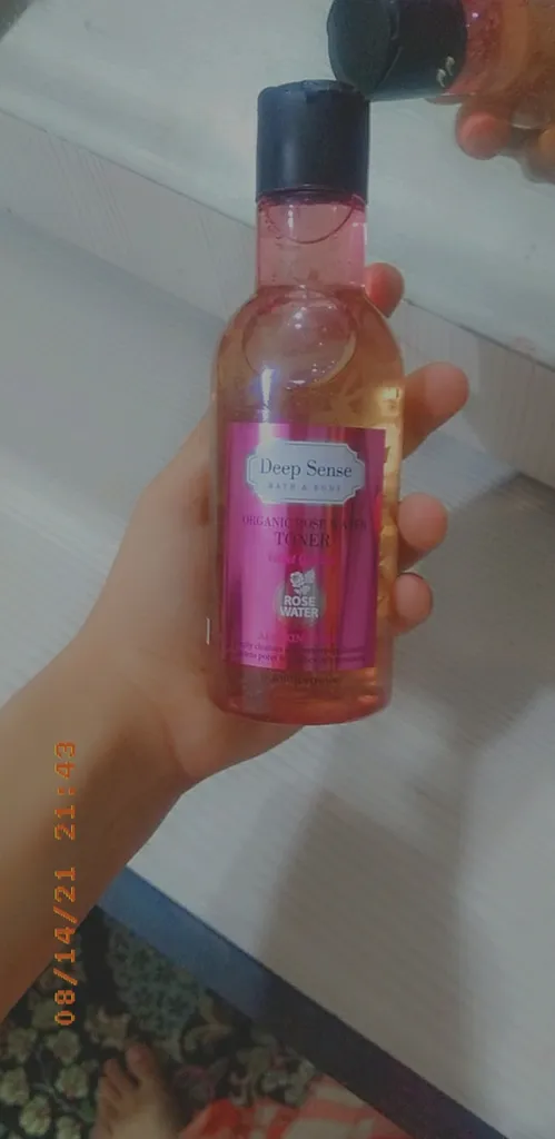 تونر پاک کننده صورت دیپ سنس مدل گلاب حجم 160 میلی لیتر