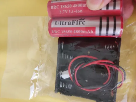 باتری لیتیوم-یون قابل شارژ اولترا فایت OL-18650 ظرفیت 6800 میلی آمپر ساعت بسته 2 عددی