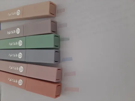 ماژیک علامت گذار ژیخوآ مدل پاستلی کد F0639 بسته 6 عددی