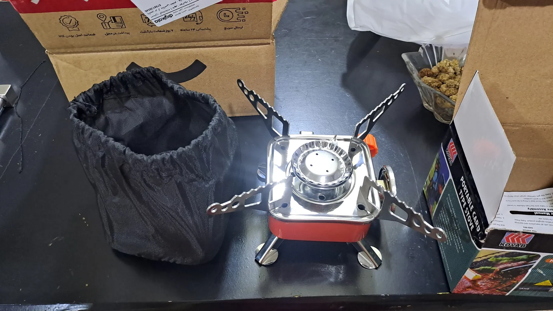 اجاق گاز سفری مدل K-202 اجاق گاز سفری مدل K-202