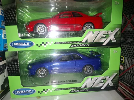 ماکت ماشین ولی مدل Nissan Skyline GT-R R34