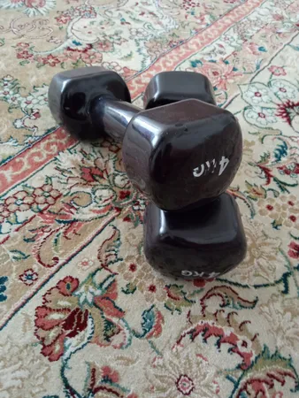 دمبل رکورد مدل 219 وزن 4 کیلوگرمی بسته 2 عددی